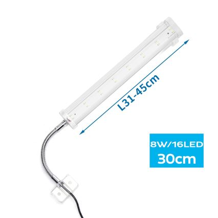Nobleza - Éclairage d'aquarium LED/8W/230V IPX7 30 cm