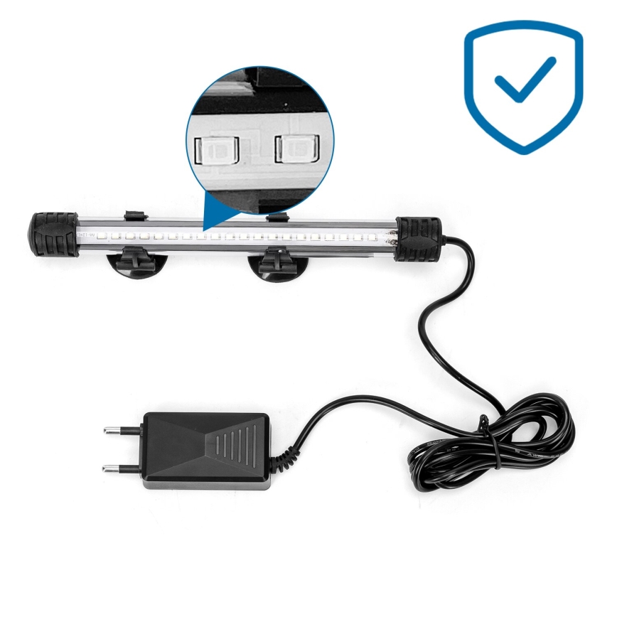 Nobleza - Éclairage LED pour aquarium 1W/230V IPX7 20 cm