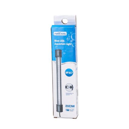 Nobleza - Éclairage LED pour aquarium 1W/230V IPX7 20 cm