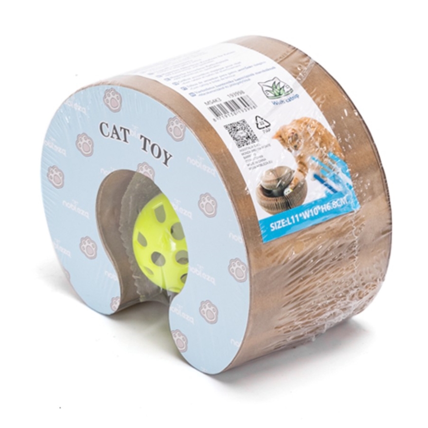 Nobleza - Griffoir 3 en 1 pour chats, marron