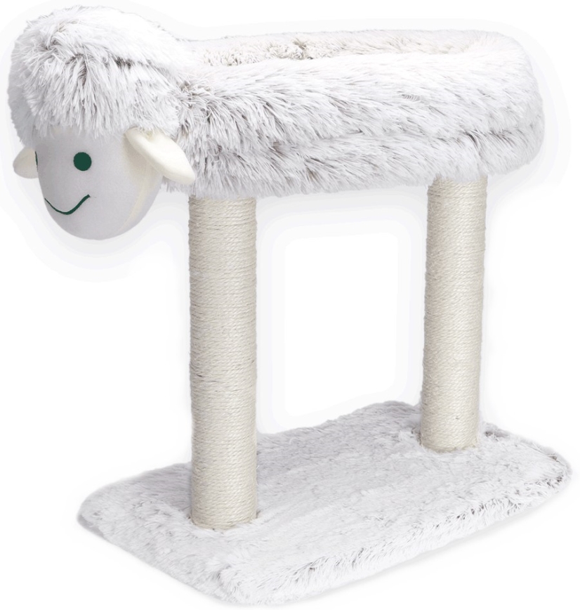 Nobleza - Griffoir pour chat 50x50x30cm mouton