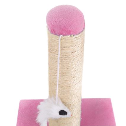 Nobleza - Griffoir pour chats rose/beige