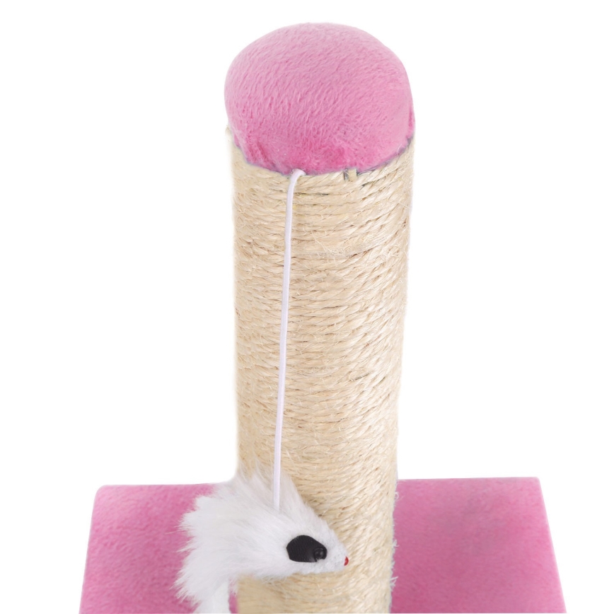 Nobleza - Griffoir pour chats rose/beige
