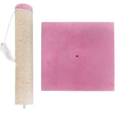 Nobleza - Griffoir pour chats rose/beige
