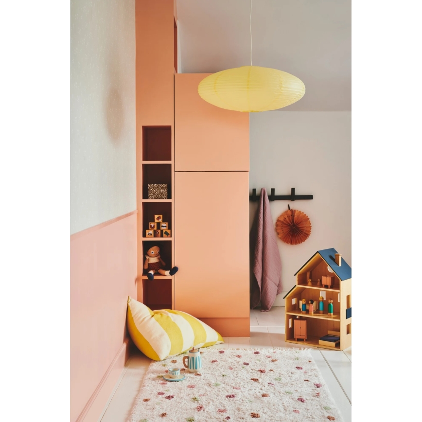 Nordlux - Abat-jour pour lustre VILLO compatible avec ampoule E27, Ø 60 cm, jaune