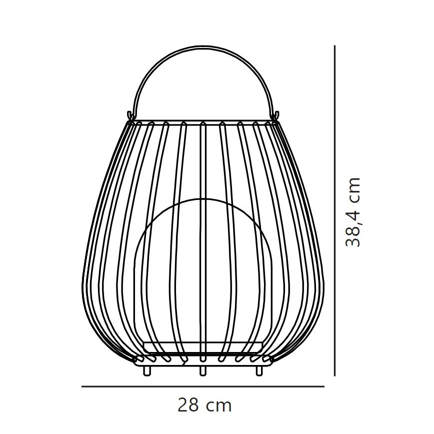 Nordlux - Luminaire d'extérieur portable à LED dimmable JIM TO-GO LED/3W/3,7V IP54 5000 mAh noir