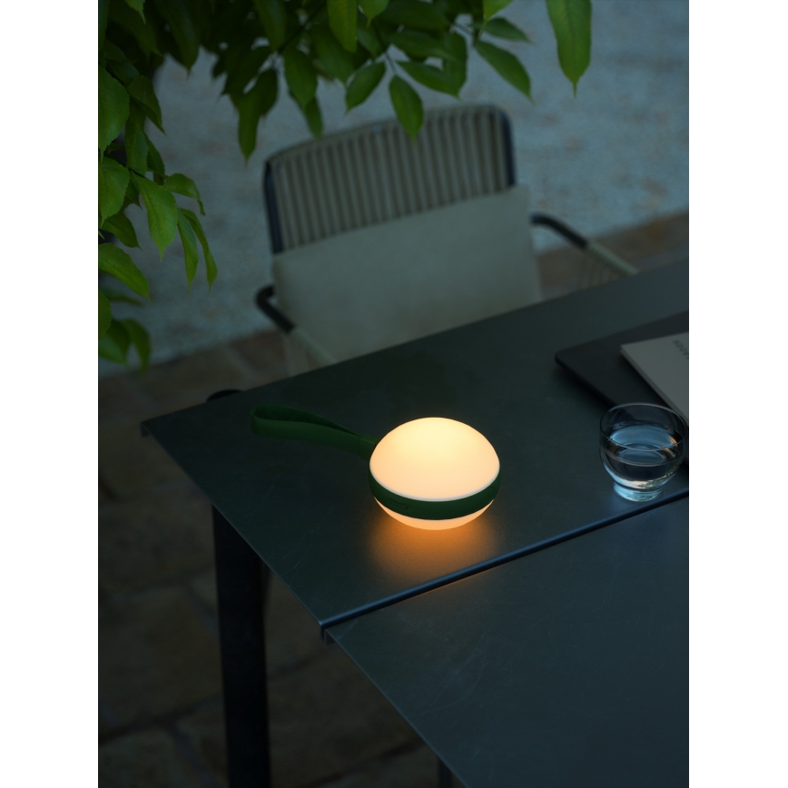Nordlux - Luminaire d'extérieur portable LED dimmable BRING TO-GO LED/1W/3,7V IP54 1500 mAh vert
