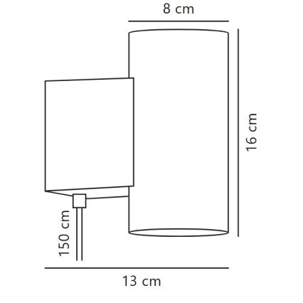 Nordlux - Applique murale à intensité variable MONA LED/10W/230V CRI 90