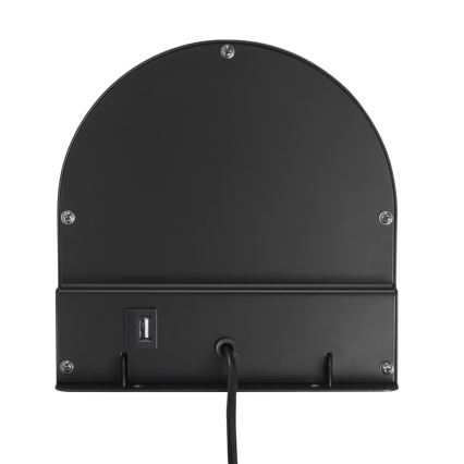 Nordlux - Applique murale avec tablette CODY 1xGU10/15W/230V noire