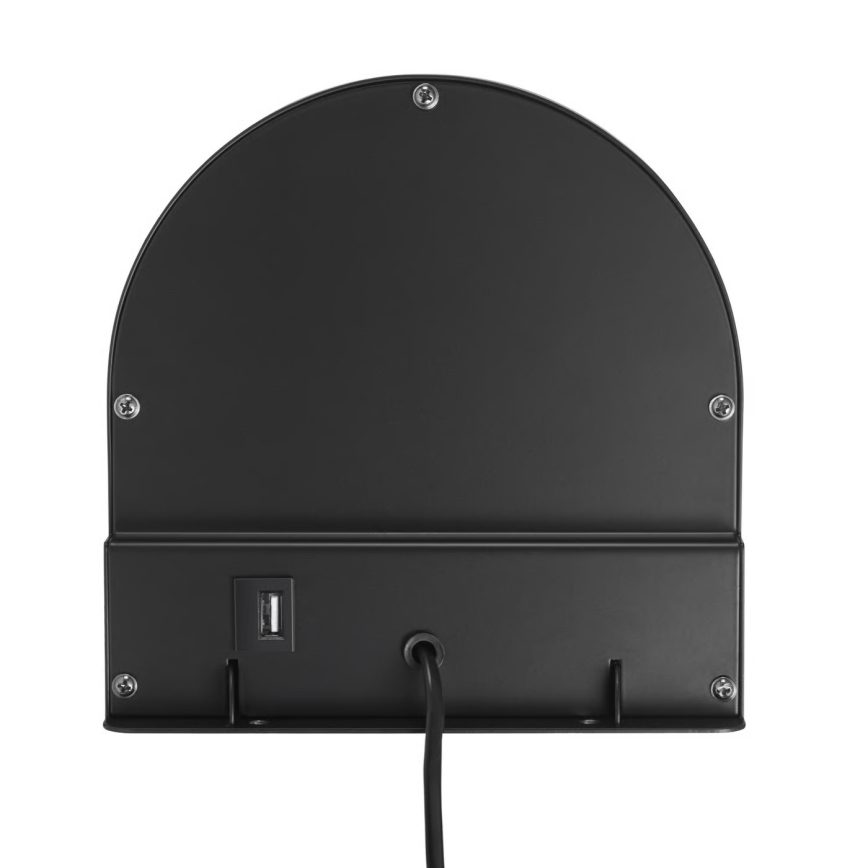 Nordlux - Applique murale avec tablette CODY 1xGU10/15W/230V noire