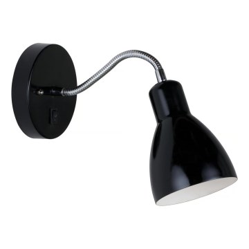 Nordlux - Applique murale CYCLONE 1xE14/15W/230V noire