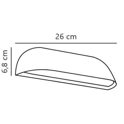 Nordlux - Applique murale d'extérieur à LED FRONT LED/9,5W/230V IP44