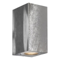 Nordlux - Applique murale d'extérieur CANTO 2xGU10/28W/230V IP44 argentée