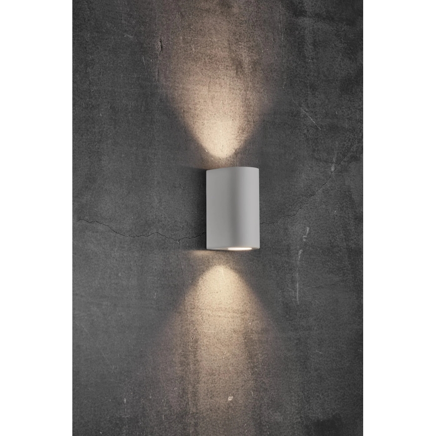 Nordlux - Applique murale d'extérieur CANTO 2xGU10/28W/230V IP44 blanche