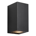 Nordlux - Applique murale d'extérieur CANTO 2xGU10/28W/230V IP44 noire