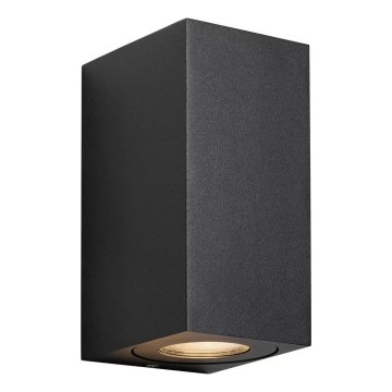 Nordlux - Applique murale d'extérieur CANTO 2xGU10/28W/230V IP44 noire