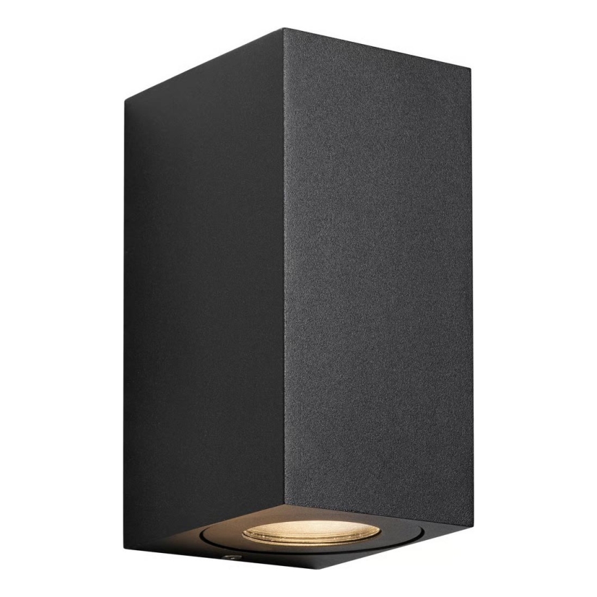 Nordlux - Applique murale d'extérieur CANTO 2xGU10/28W/230V IP44 noire