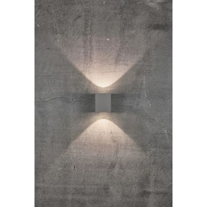 Nordlux - Applique murale d'extérieur CANTO 2xLED/5W/230V IP44 gris