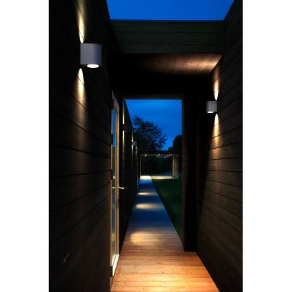 Nordlux - Applique murale d'extérieur LED CANTO 2xLED/5,5W/230V IP44 gris