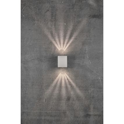 Nordlux - Applique murale d'extérieur LED CANTO 2xLED/6W/230V IP44 blanche