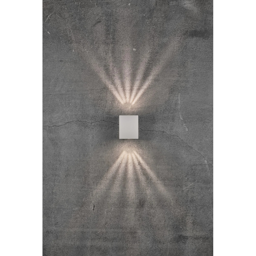 Nordlux - Applique murale d'extérieur LED CANTO 2xLED/6W/230V IP44 blanche