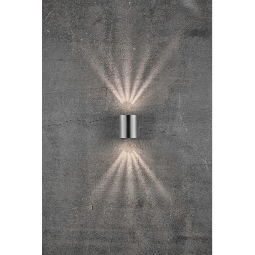 Nordlux - Applique murale d'extérieur LED CANTO 2xLED/6W/230V IP44 inox