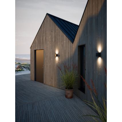 Nordlux - Applique murale d'extérieur LED CANTO 2xLED/6W/230V IP44 noire