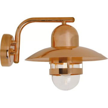 Nordlux - Applique murale d'extérieur NIBE 1xE27/60W/230V IP54 cuivrée