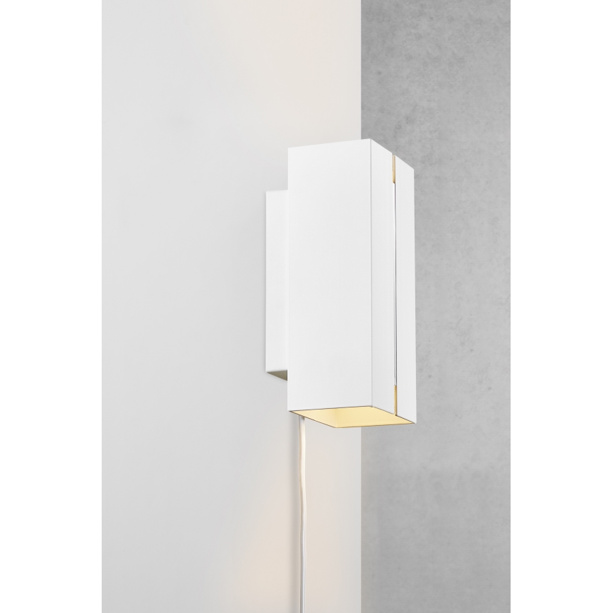 Nordlux - Applique murale dimmable LED CURTIZ 2xLED/4,5W/230V blanc