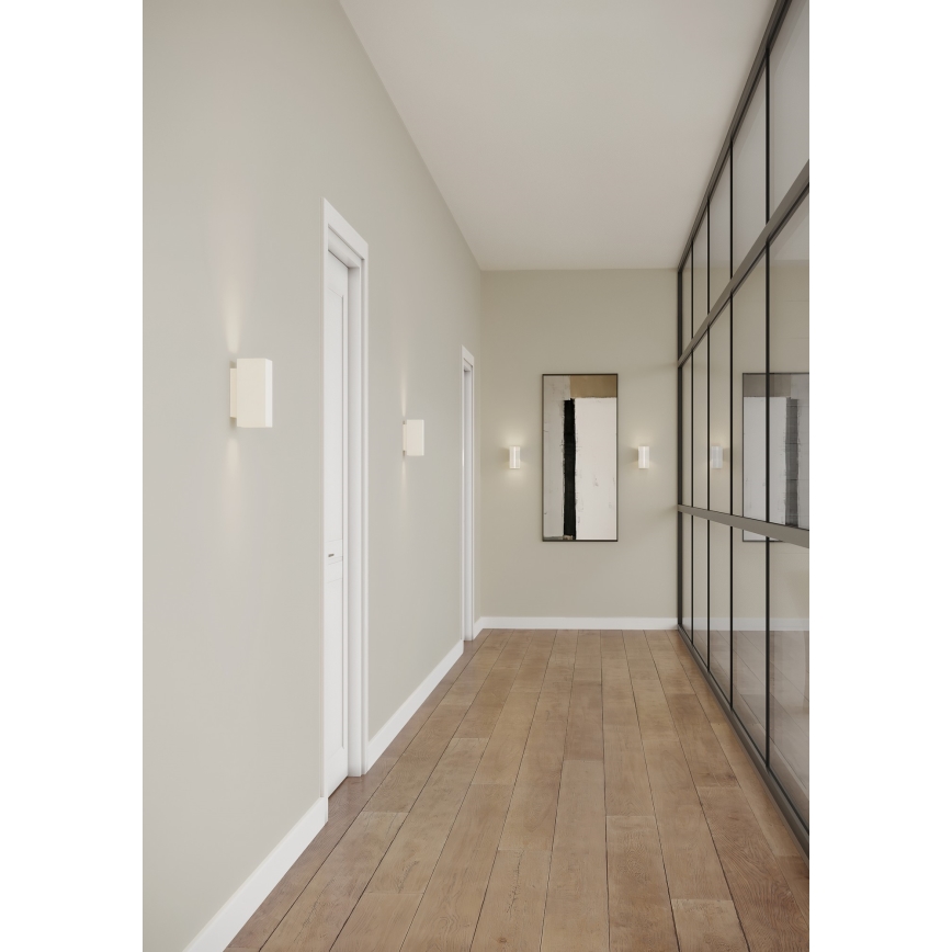 Nordlux - Applique murale dimmable LED CURTIZ 2xLED/4,5W/230V blanc