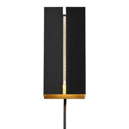 Nordlux - Applique murale dimmable LED CURTIZ 2xLED/4,5W/230V noir