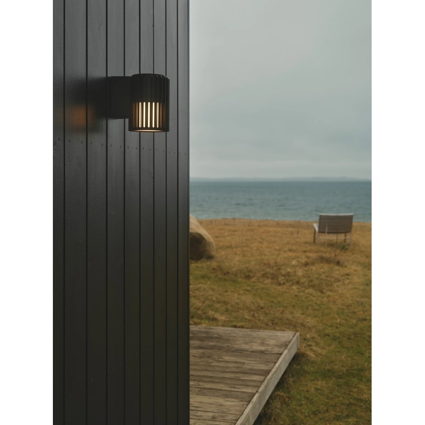 Nordlux - Applique murale extérieure ALUDRA 1xE27/15W/230V noir