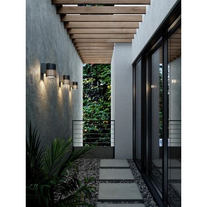 Nordlux - Applique murale extérieure ALUDRA 1xE27/15W/230V noir