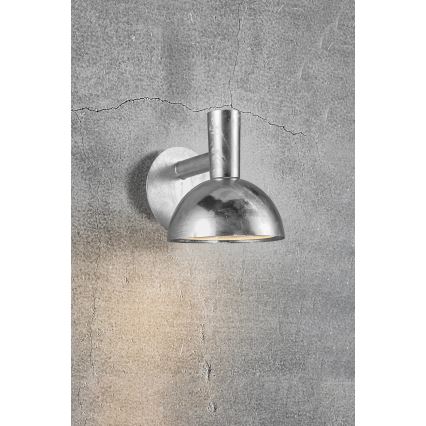 Nordlux - Applique murale extérieure ARKI 1xE27/20W/230V IP54 argent