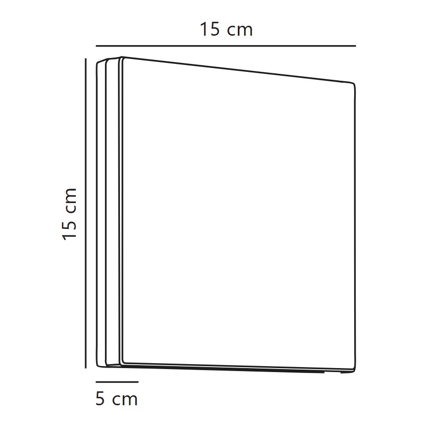 Nordlux - Applique murale extérieure ARTEGO LED/7,2W/230V 3000K IP54 noir