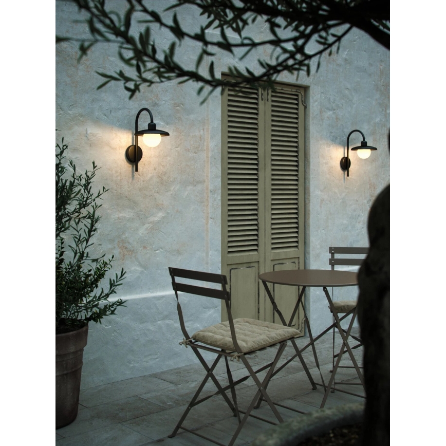 Nordlux - Applique murale extérieure BERLO 1xE27/10W/230V IP44 noir