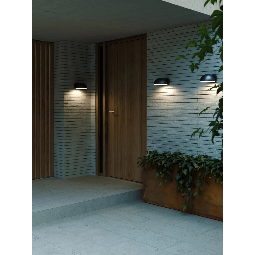 Nordlux - Applique murale extérieure CLARSO 1xE27/10W/230V IP44 noir