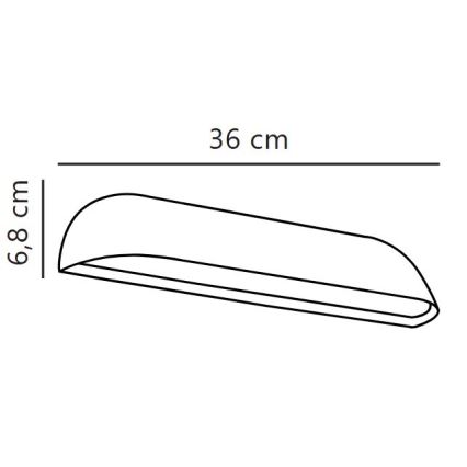 Nordlux - Applique murale extérieure FRONT LED/11W/230V IP44