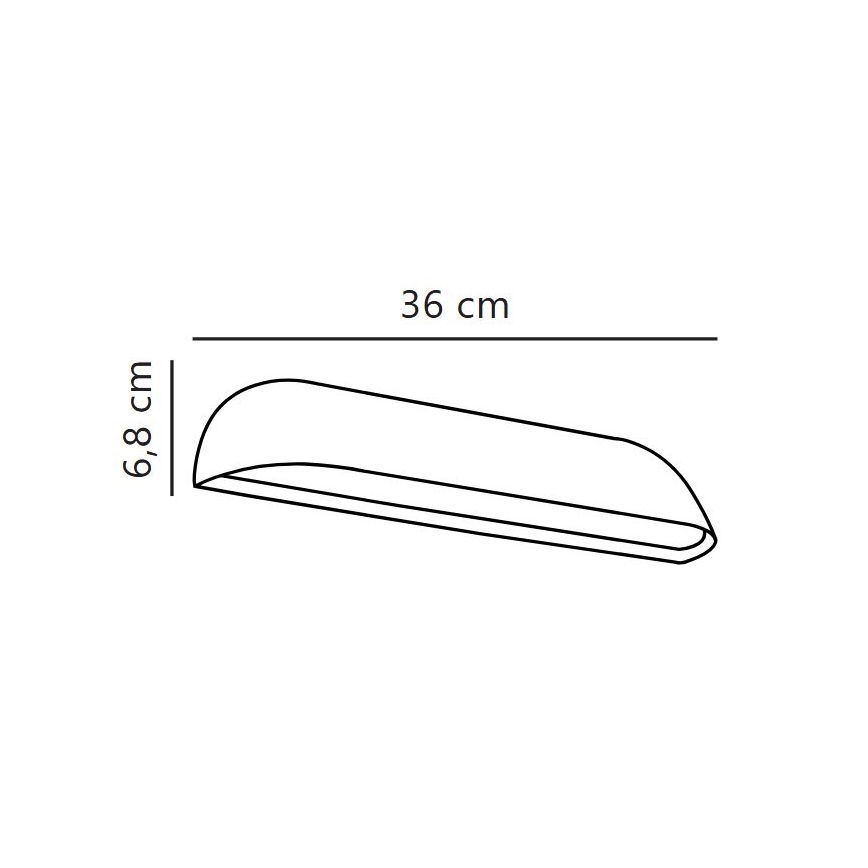 Nordlux - Applique murale extérieure FRONT LED/11W/230V IP44