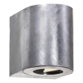 Nordlux - Applique murale extérieure LED CANTO 2xLED/6W/230V IP44 argentée