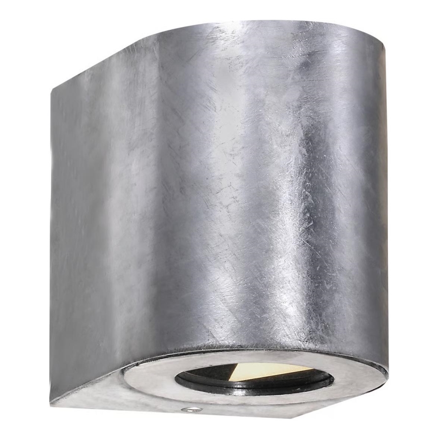 Nordlux - Applique murale extérieure LED CANTO 2xLED/6W/230V IP44 argentée