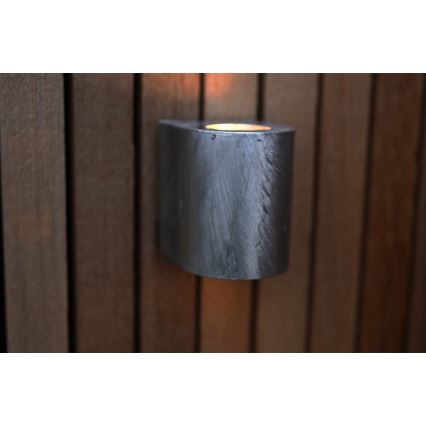 Nordlux - Applique murale extérieure LED CANTO 2xLED/6W/230V IP44 argentée