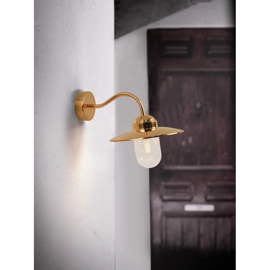 Nordlux - Applique murale extérieure LUXEMBOURG 1x E27/60 W/230 V IP54, finition cuivrée