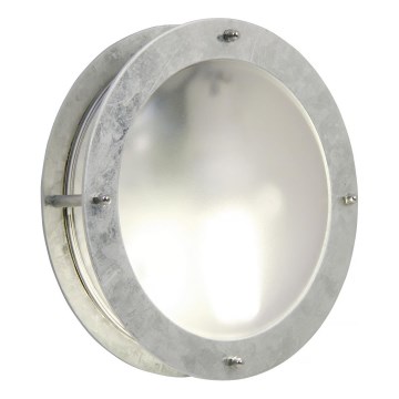 Nordlux - Applique murale extérieure MALTA 1xE27/60W/230V argent