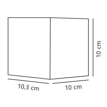 Nordlux - Applique murale extérieure MILDA LED/4,9W/230V IP44 noire