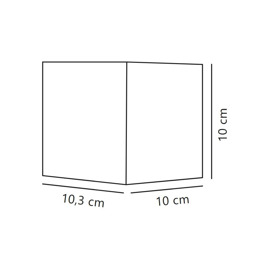 Nordlux - Applique murale extérieure MILDA LED/4,9W/230V IP44 noire