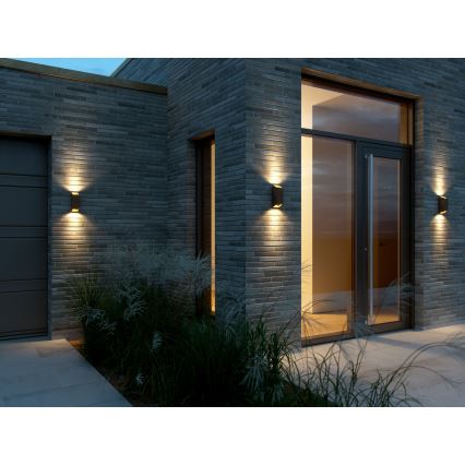 Nordlux - Applique murale extérieure NICO 2xGU10/35W/230V IP54 marron
