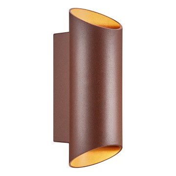 Nordlux - Applique murale extérieure NICO 2xGU10/35W/230V IP54 marron
