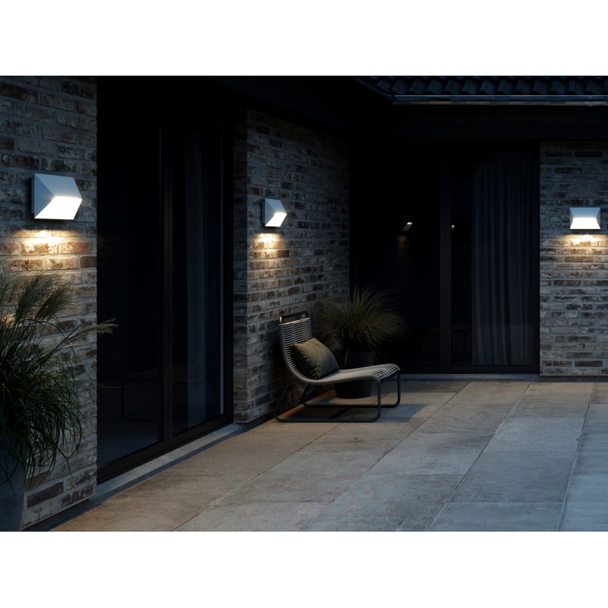 Nordlux - Applique murale extérieure PONTIO 2xGU10/25W/230V IP54 blanc