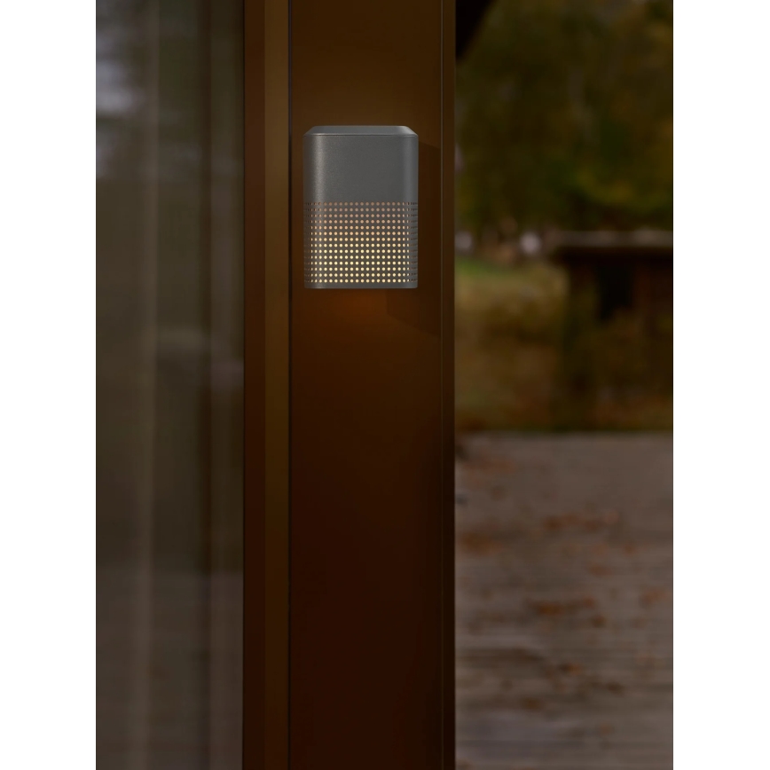 Nordlux - Applique murale extérieure SIDARA 1xE27/15W/230V IP54 anthracite